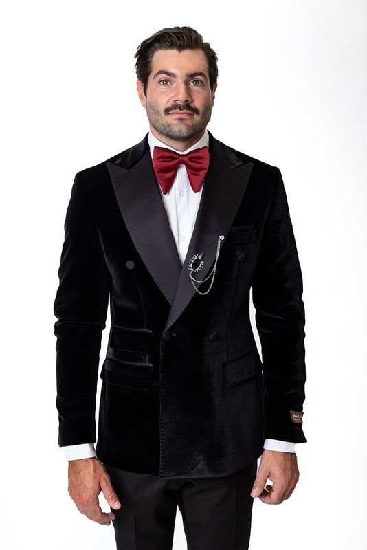 FLS ITALIAN VELOUR TUXEDO Ceremonial suit(Satin lapel)