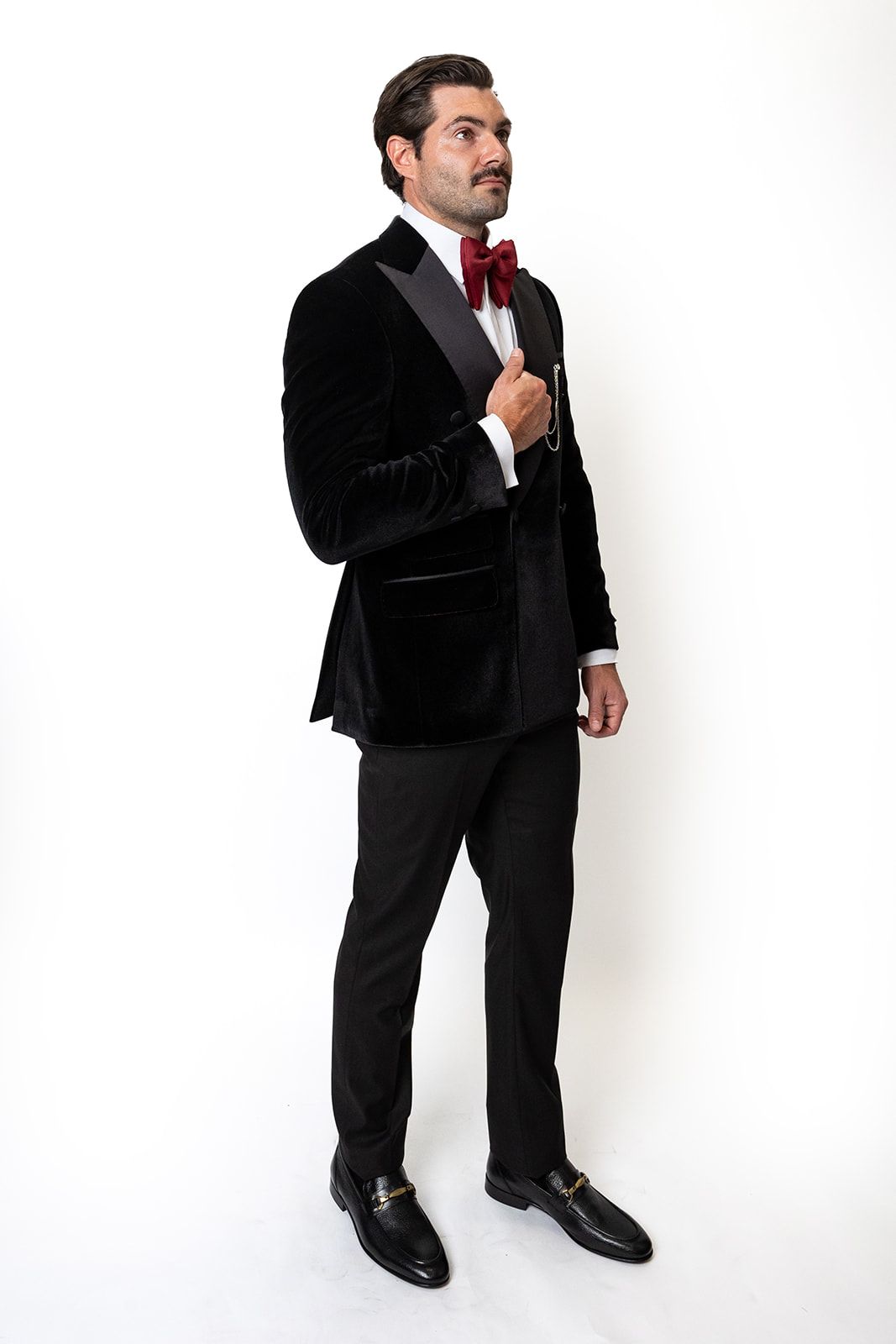 FLS ITALIAN VELOUR TUXEDO Ceremonial suit(Satin lapel)