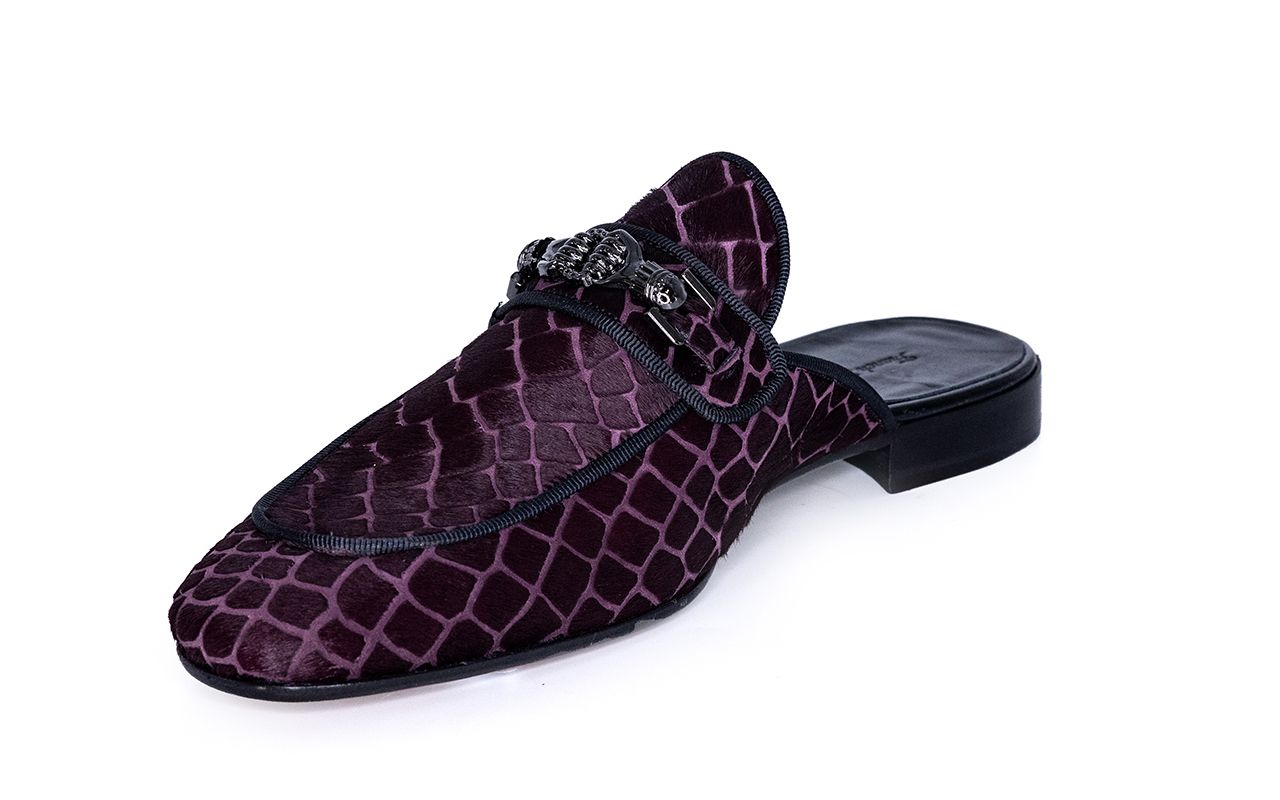 FLS Genuine leather Men Half Shoe-Suede