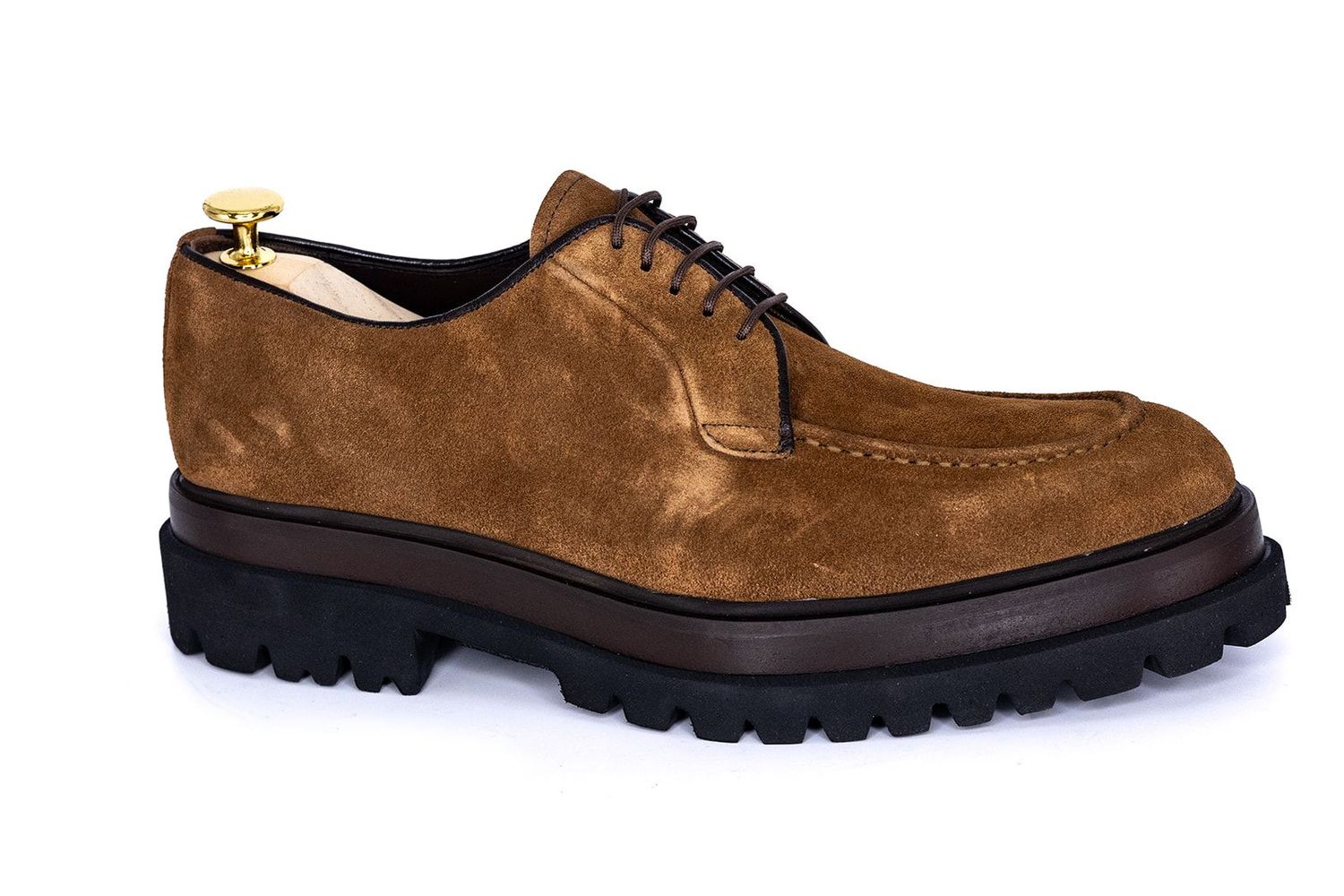 FLS Classic Derby Golf Suede Camel