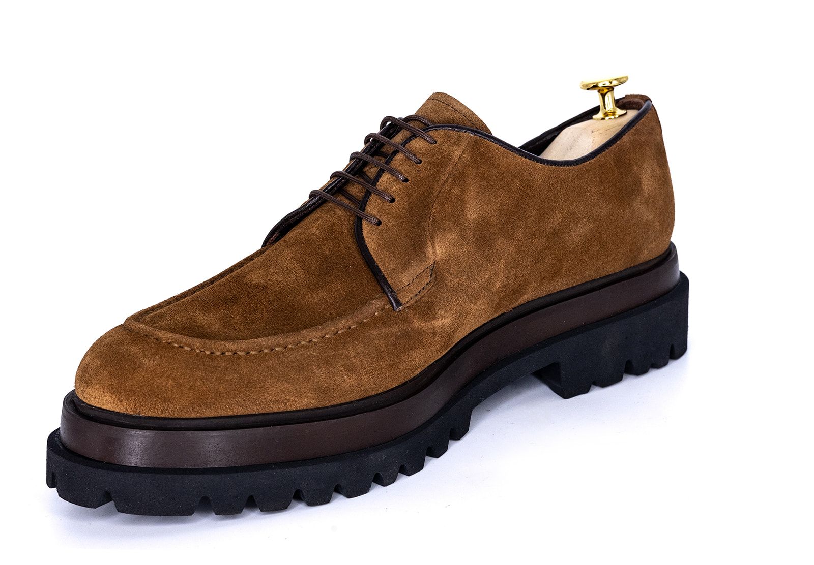 FLS Classic Derby Golf Suede Camel