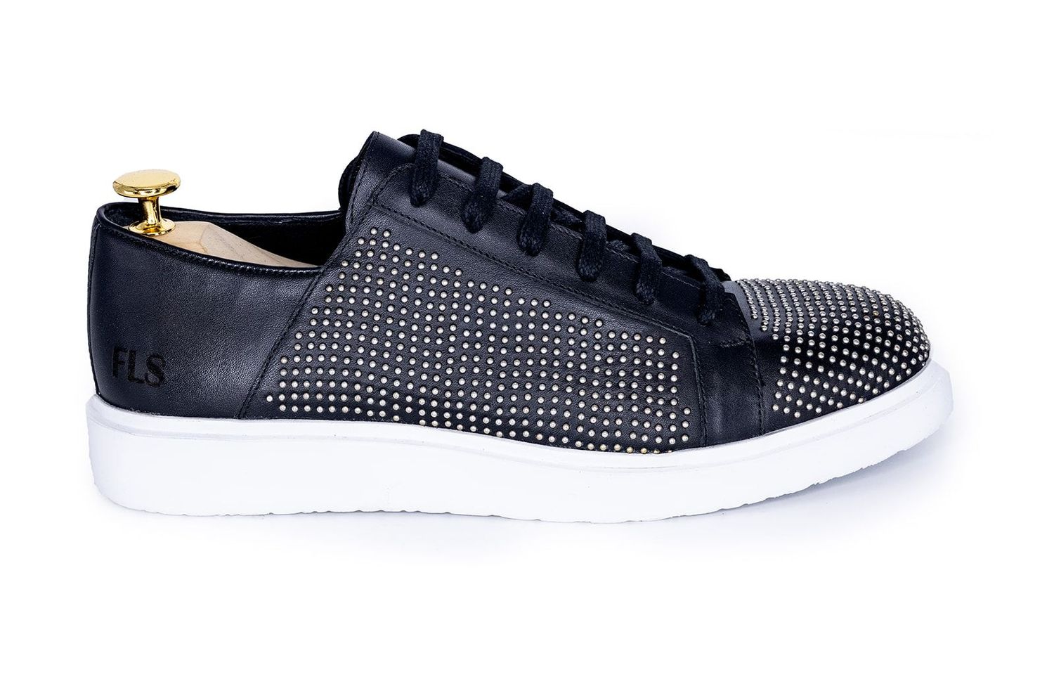 FLS Custom Ice Concept Handmade Sneakers (Black)