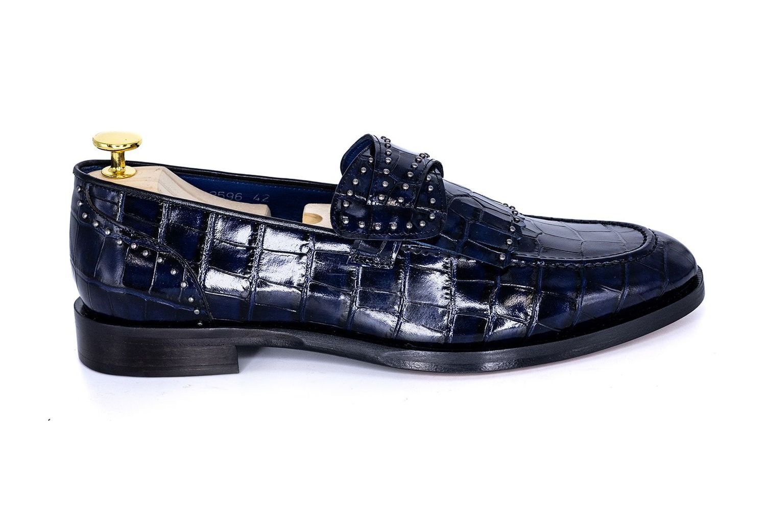 FLS Royalty Emperor Genuine leather Loafer(Navy Blue)