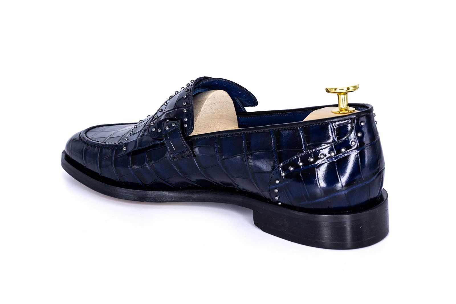 FLS Royalty Emperor Genuine leather Loafer(Navy Blue)