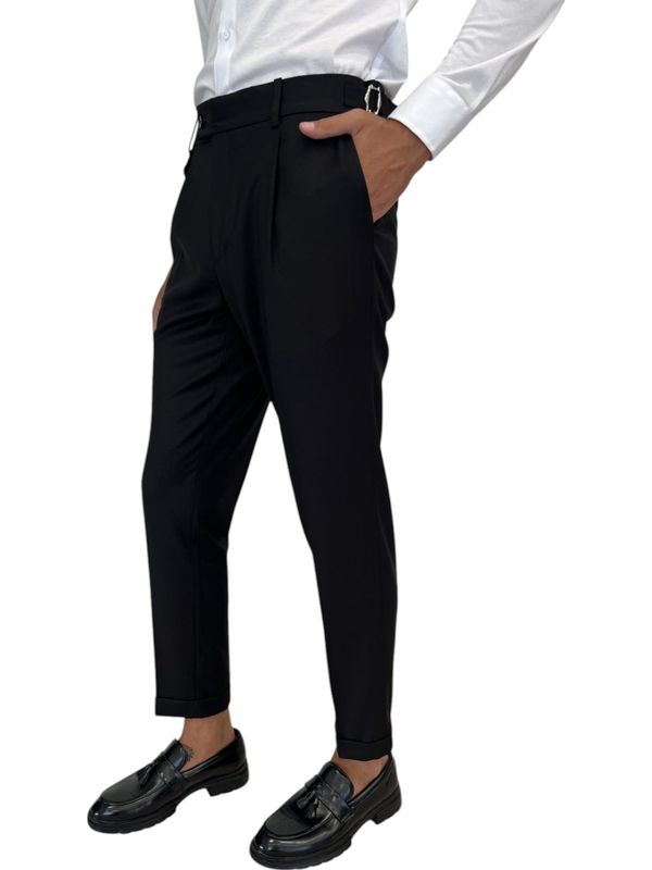 FRANCK LA SCELTA PANT WITH ADJUSTABLE BUCKLES & DROP FRANCK LA SCELTA PANT WITH ADJUSTABLE BUCKLES & DROP