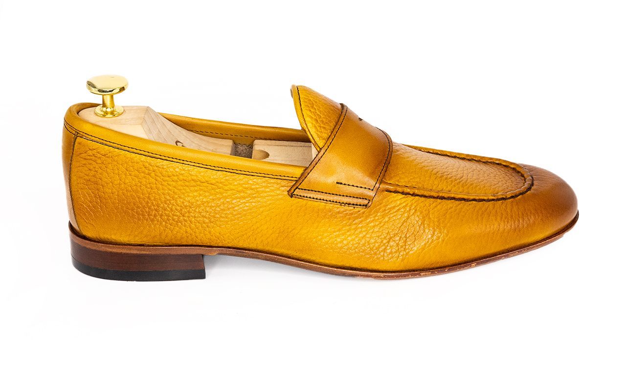 Franck La Scelta Handmade Italian Penny Loafer (Genuine Leather)
