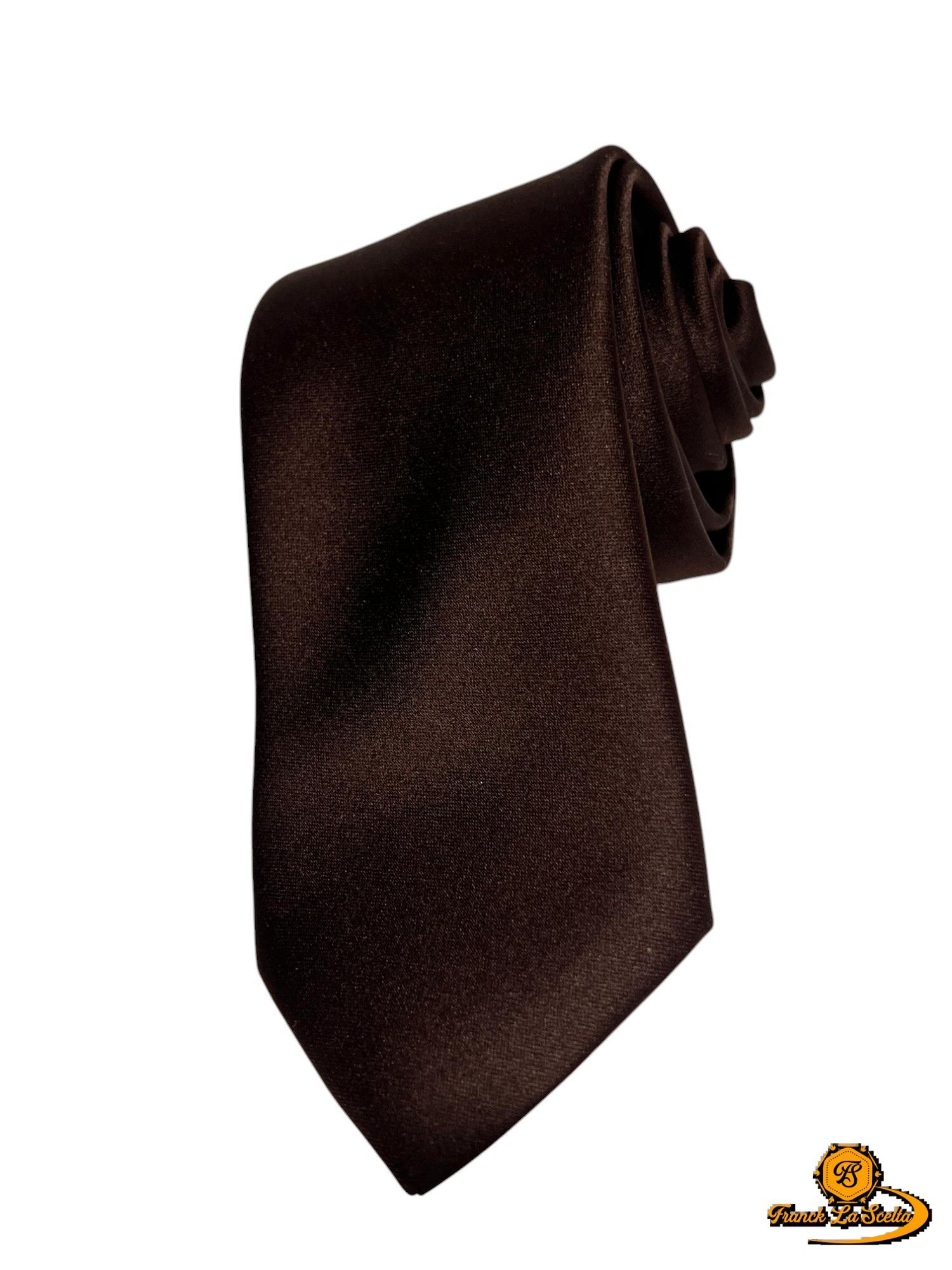 Franck La Scelta Handmade Italian Tie(Coffee Brown)