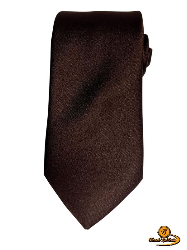 Franck La Scelta Handmade Italian Tie(Coffee Brown)