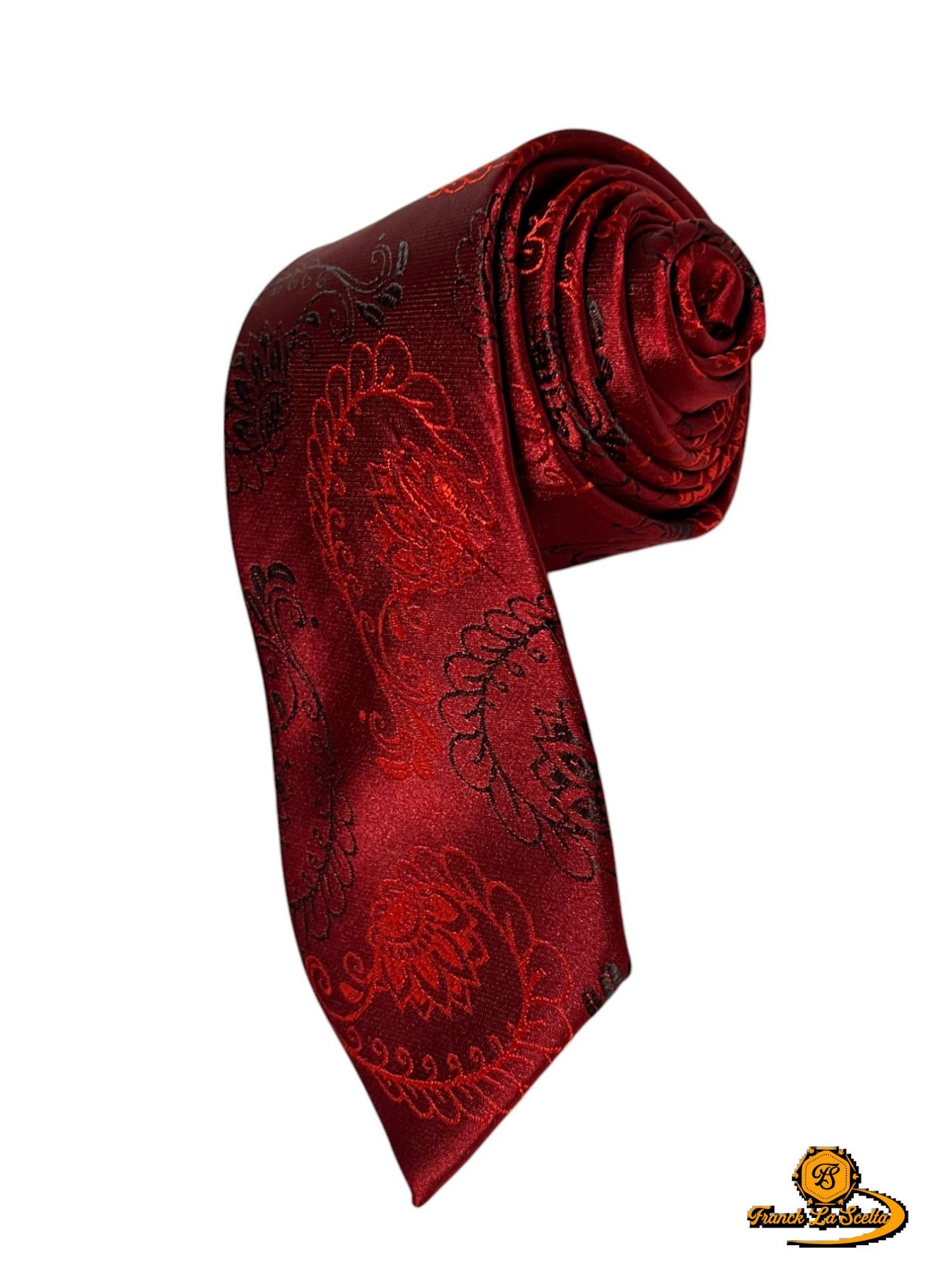 Franck La Scelta Handmade Italian Tie (With Pocket Square)