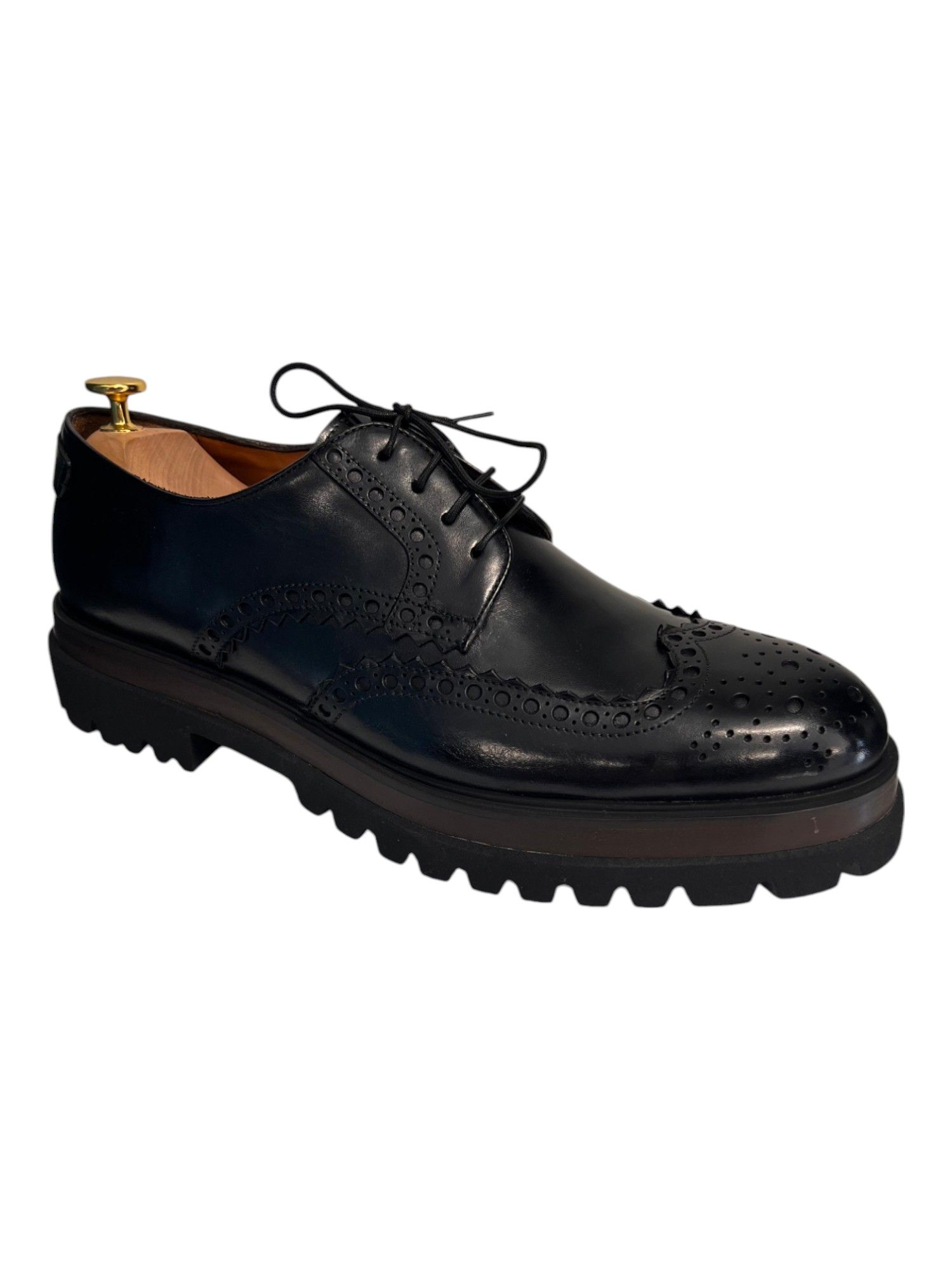 Franck La Scelta Oxford Wingtip Handmade (Black)