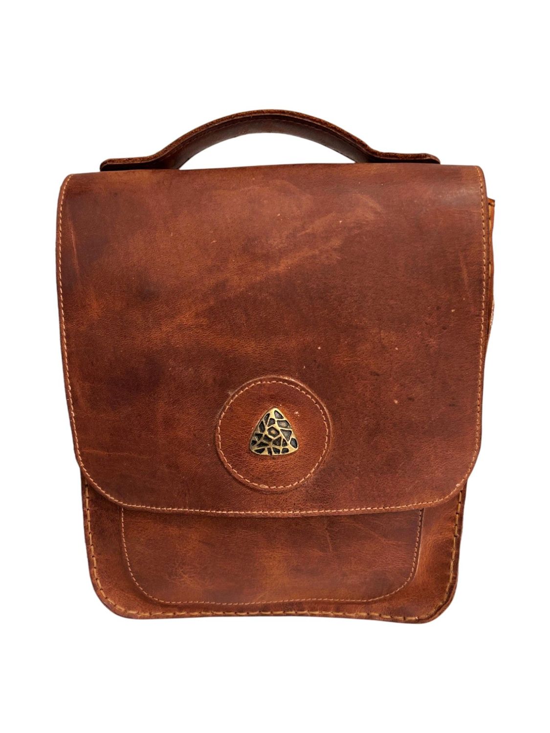 Franck La Scelta Genuine Leather Handmade Italian Men's Bag
