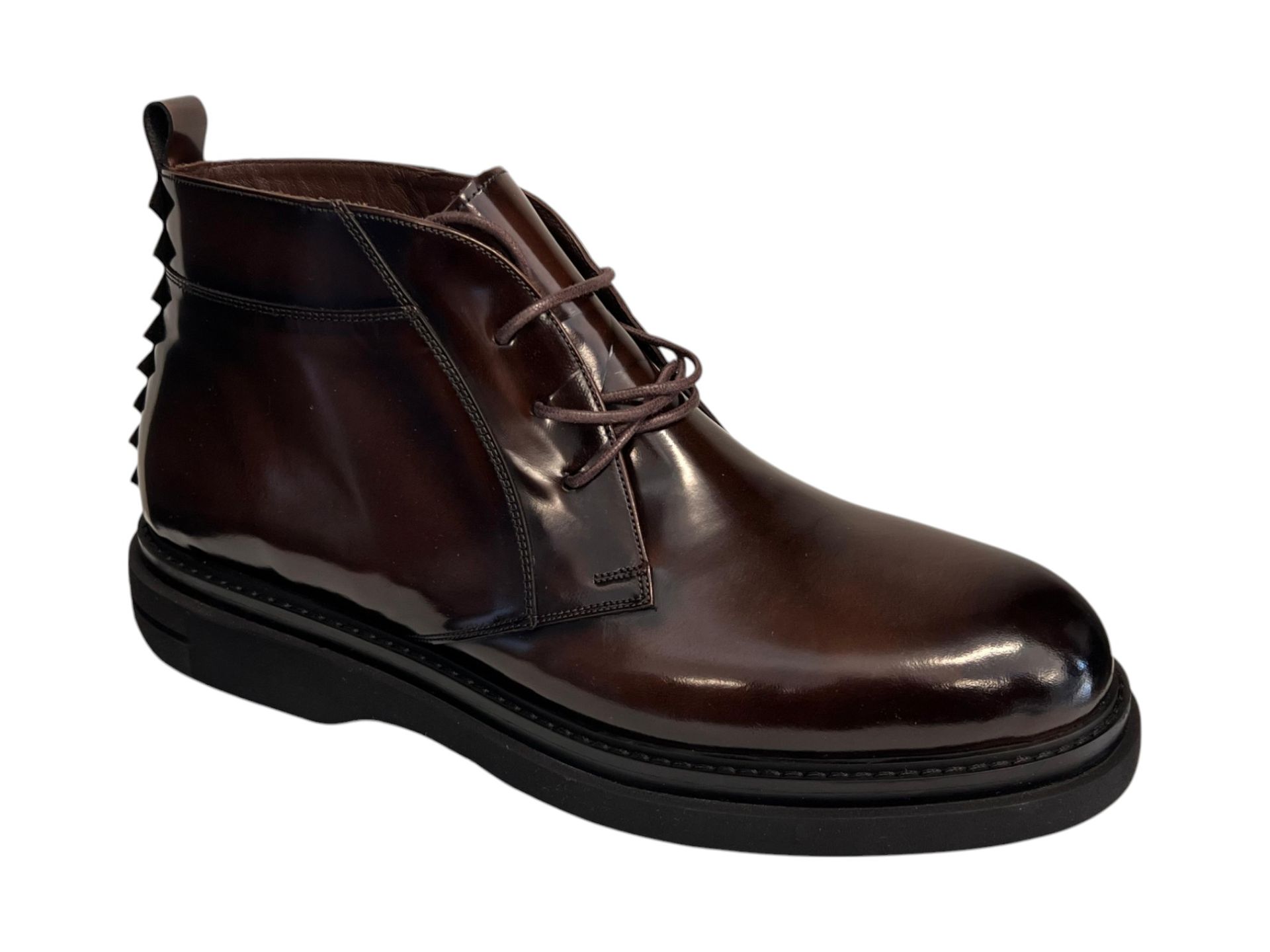 Franck La Scelta Italia Genuine Leather Handmade Chukka Boot (Brown)