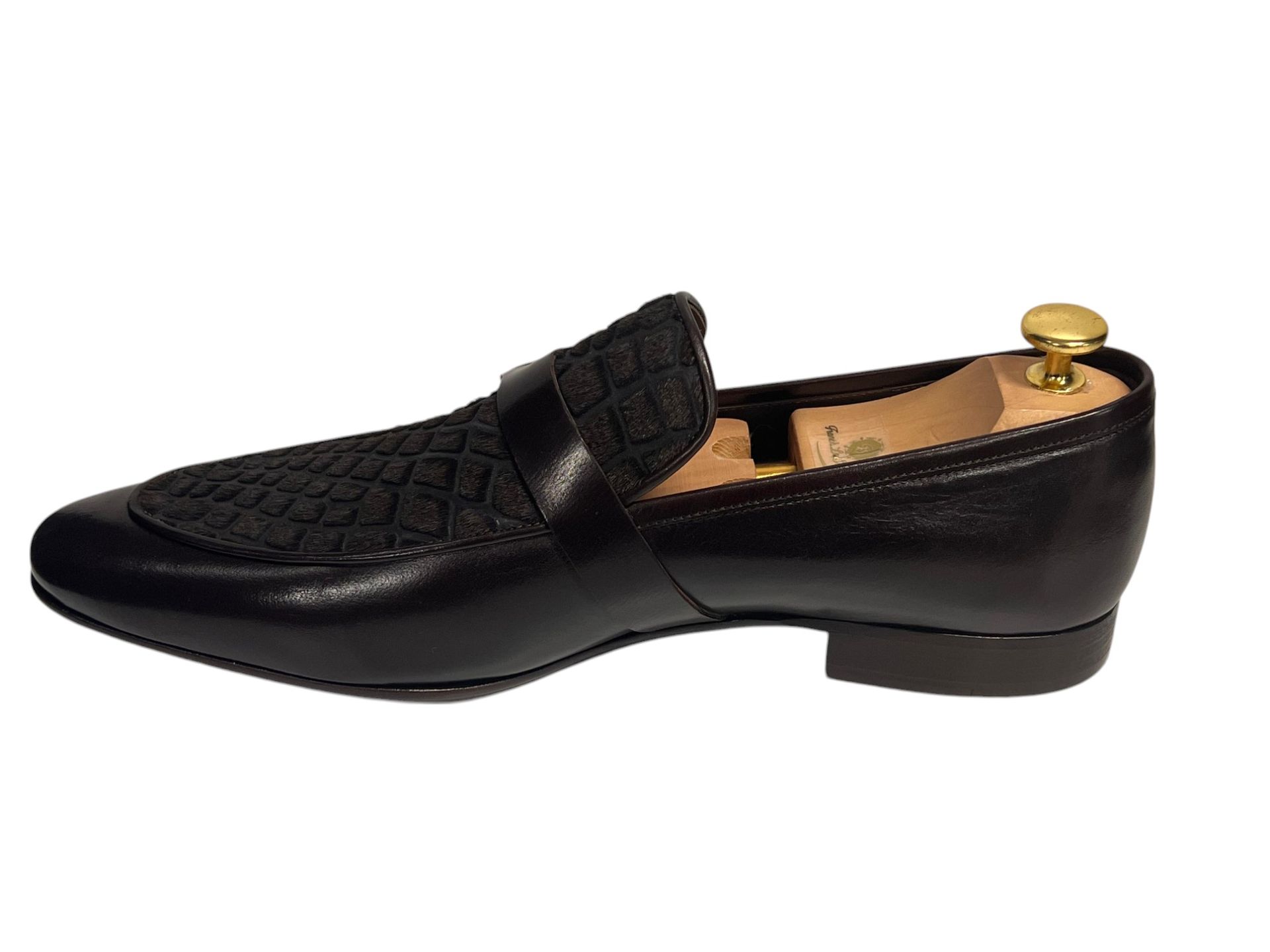 Franck La Scelta Classic  loafer leather (Genuine Leather)-Brown