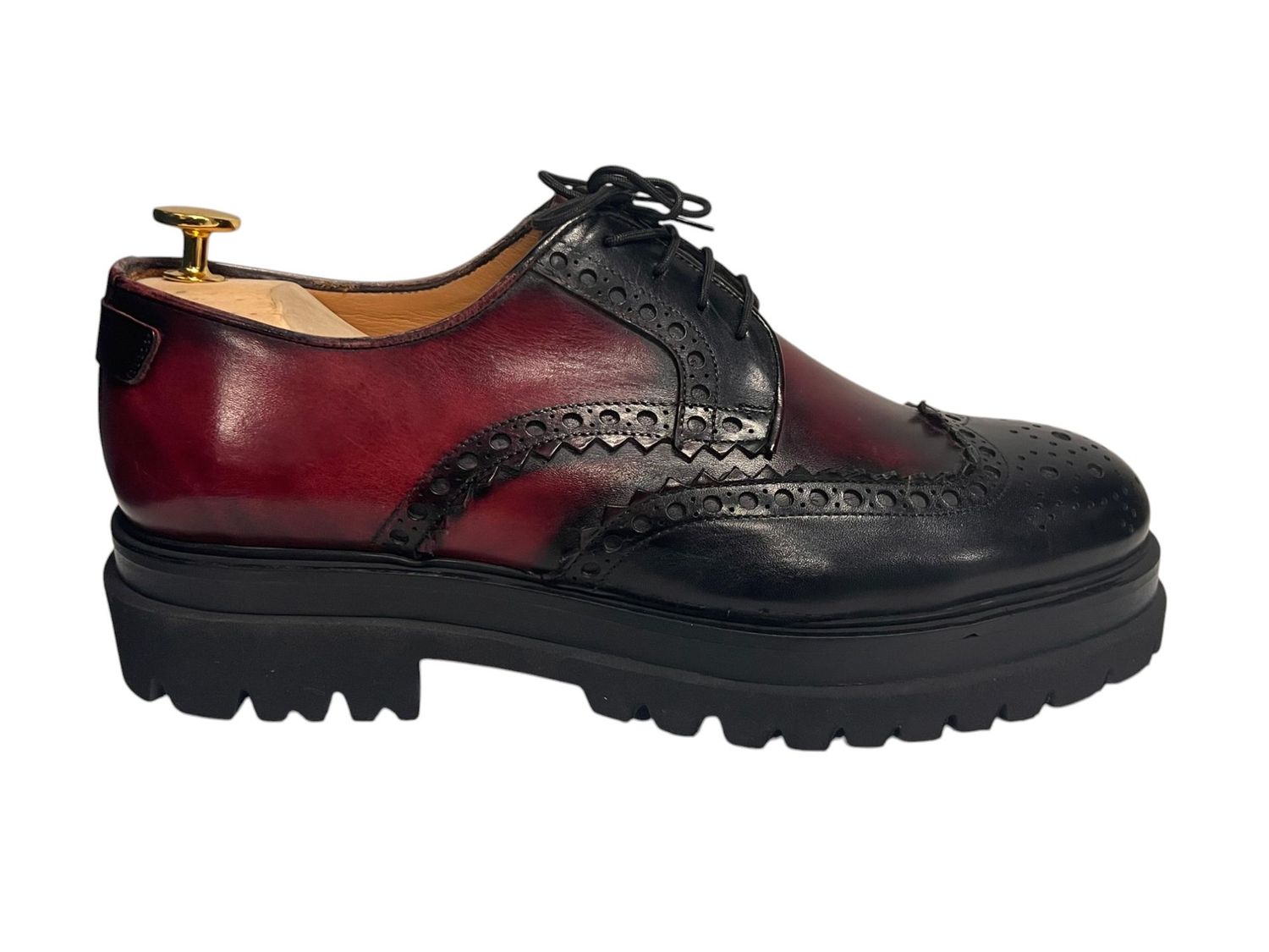 Franck La Scelta Oxford Wingtip Handmade (Burgundy)