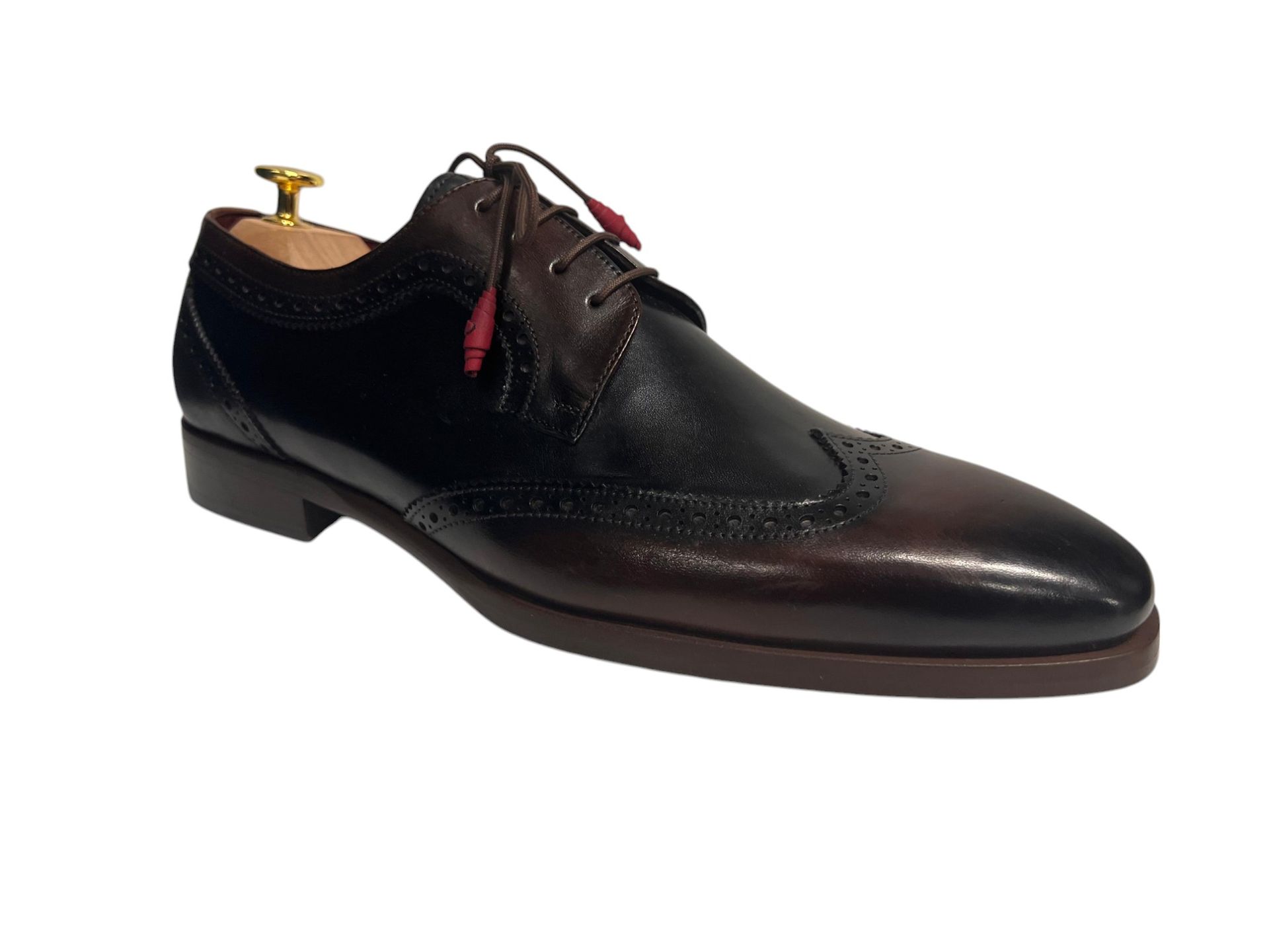 Franck La  Bespoke Oxford Genuine Leather Loafer(Brown)