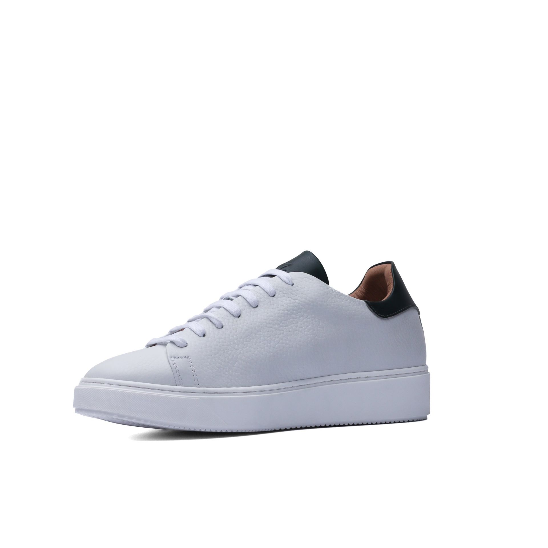Franck La Scelta AN Low Sneakers Two-Tone Handmade Genuine Leather