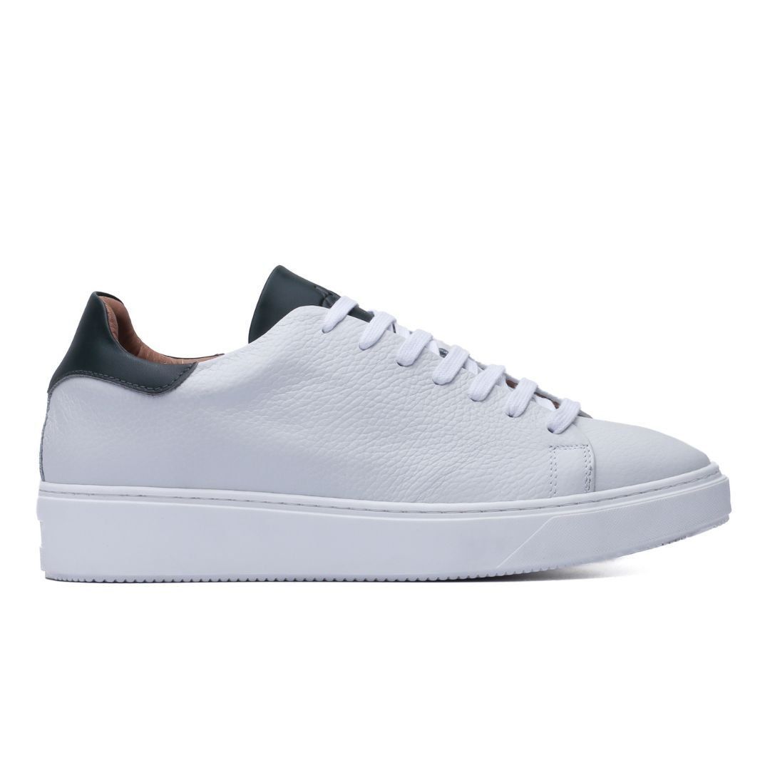 Franck La Scelta AN Low Sneakers Two-Tone Handmade Genuine Leather