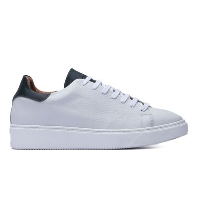Franck La Scelta AN Low Sneakers Two-Tone Handmade Genuine Leather