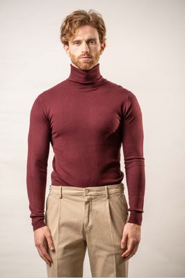 Franck La Scelta Italian Turtleneck – Maroon Franck La Scelta Italian Turtleneck – Maroon