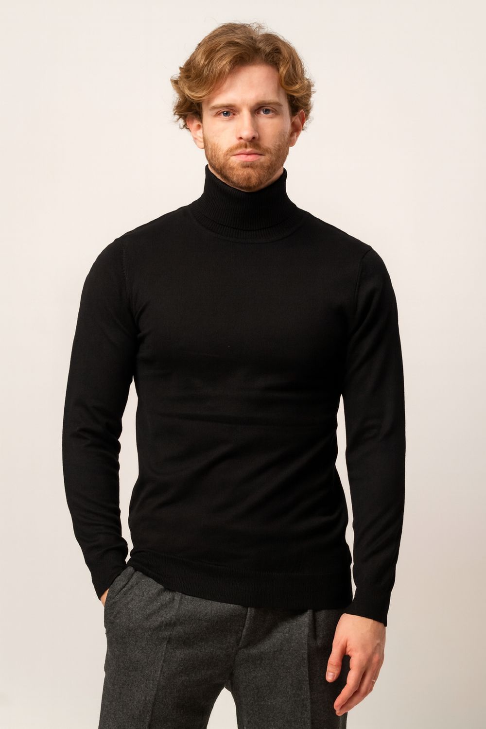 Franck La Scelta Italian Turtleneck – Black Franck La Scelta Italian Turtleneck – Black