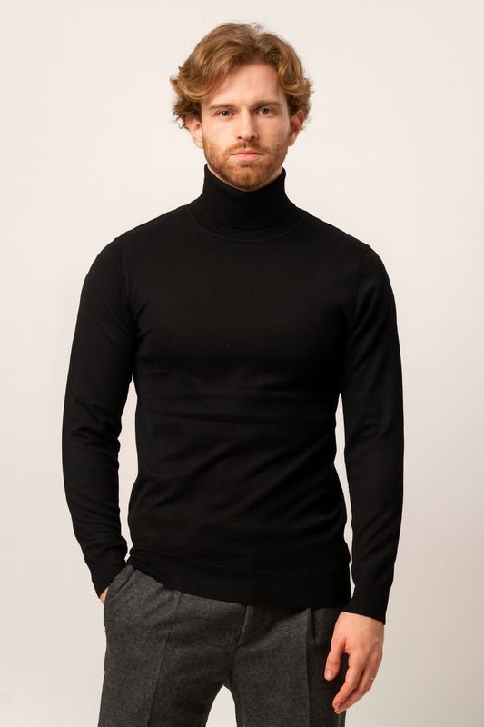 Franck La Scelta Italian Turtleneck – Black Franck La Scelta Italian Turtleneck – Black