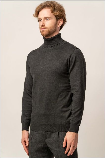 Franck La Scelta Italian Turtleneck –Grey Franck La Scelta Italian Turtleneck –Grey