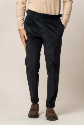 FRANCK LA SCELTA PANT WITH ADJUSTABLE BUCKLES -ITALIAN Corduroy FRANCK LA SCELTA PANT WITH ADJUSTABLE BUCKLES -ITALIAN Corduroy