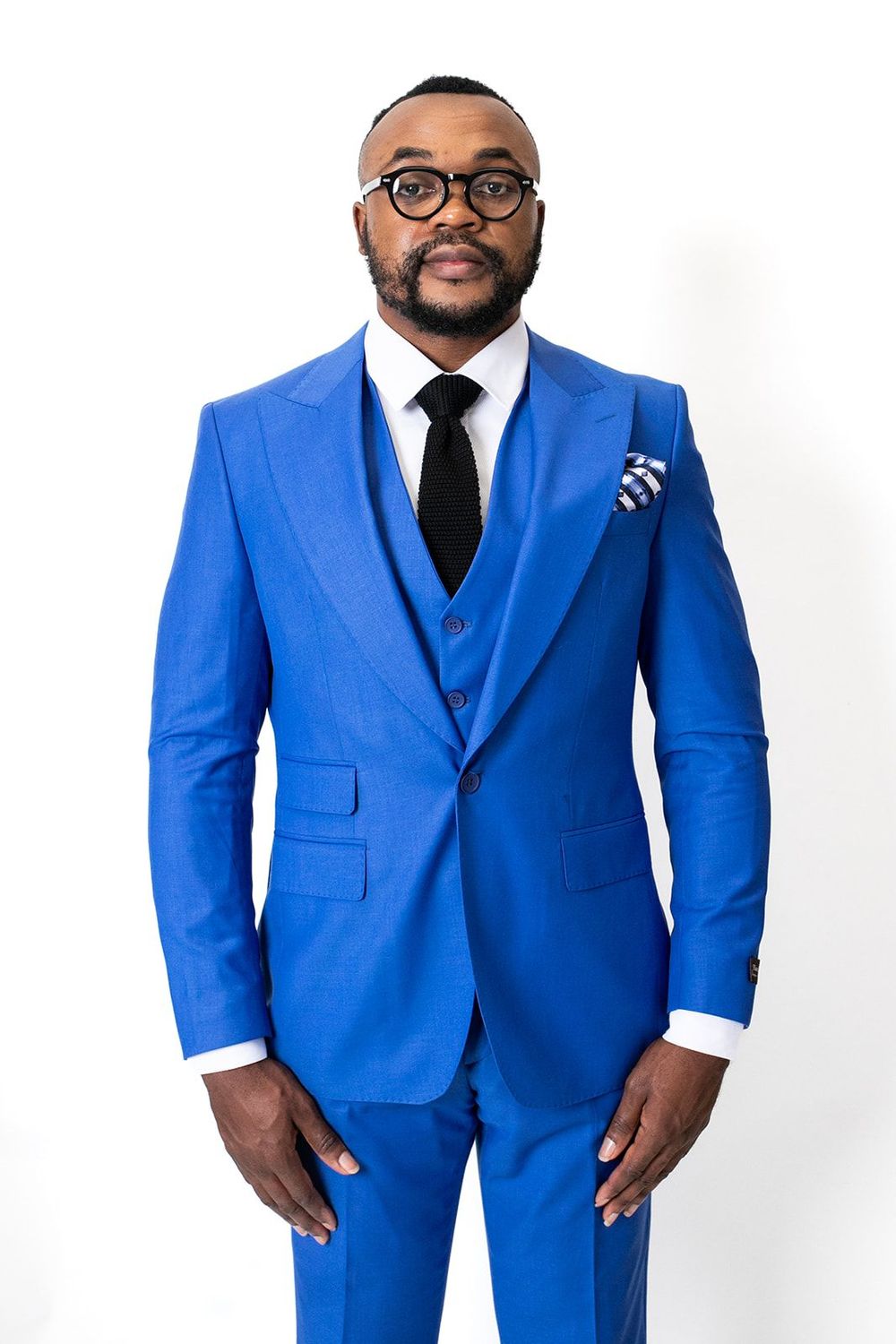FLS 100% Wool custom Ready-Wear Suite (Blue)