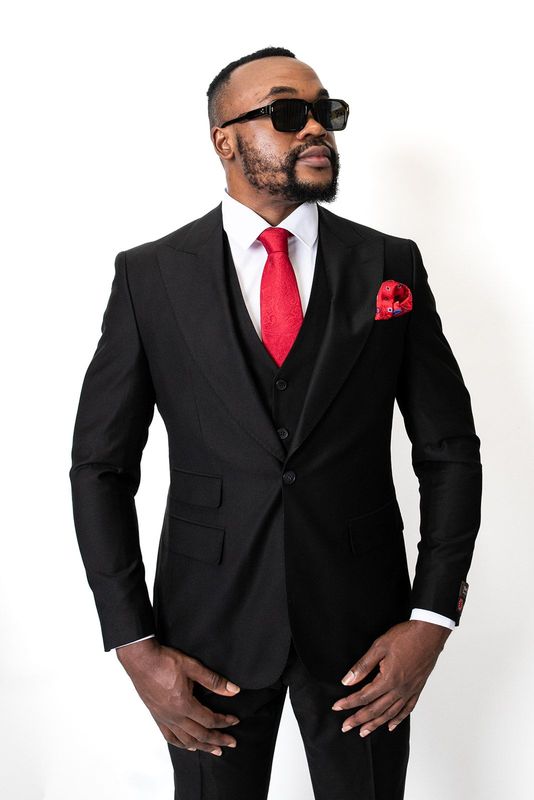 FLS 100% Wool Custom Ready-Wear Suite (Black)