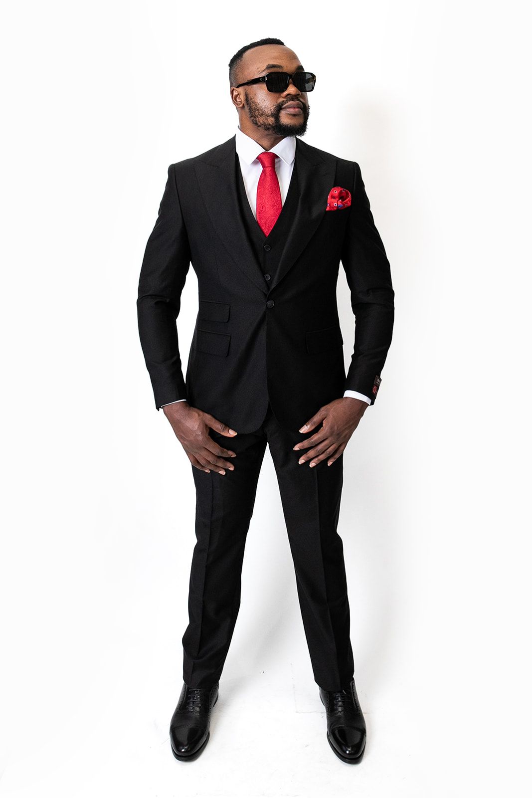 FLS 100% Wool Custom Ready-Wear Suite (Black)