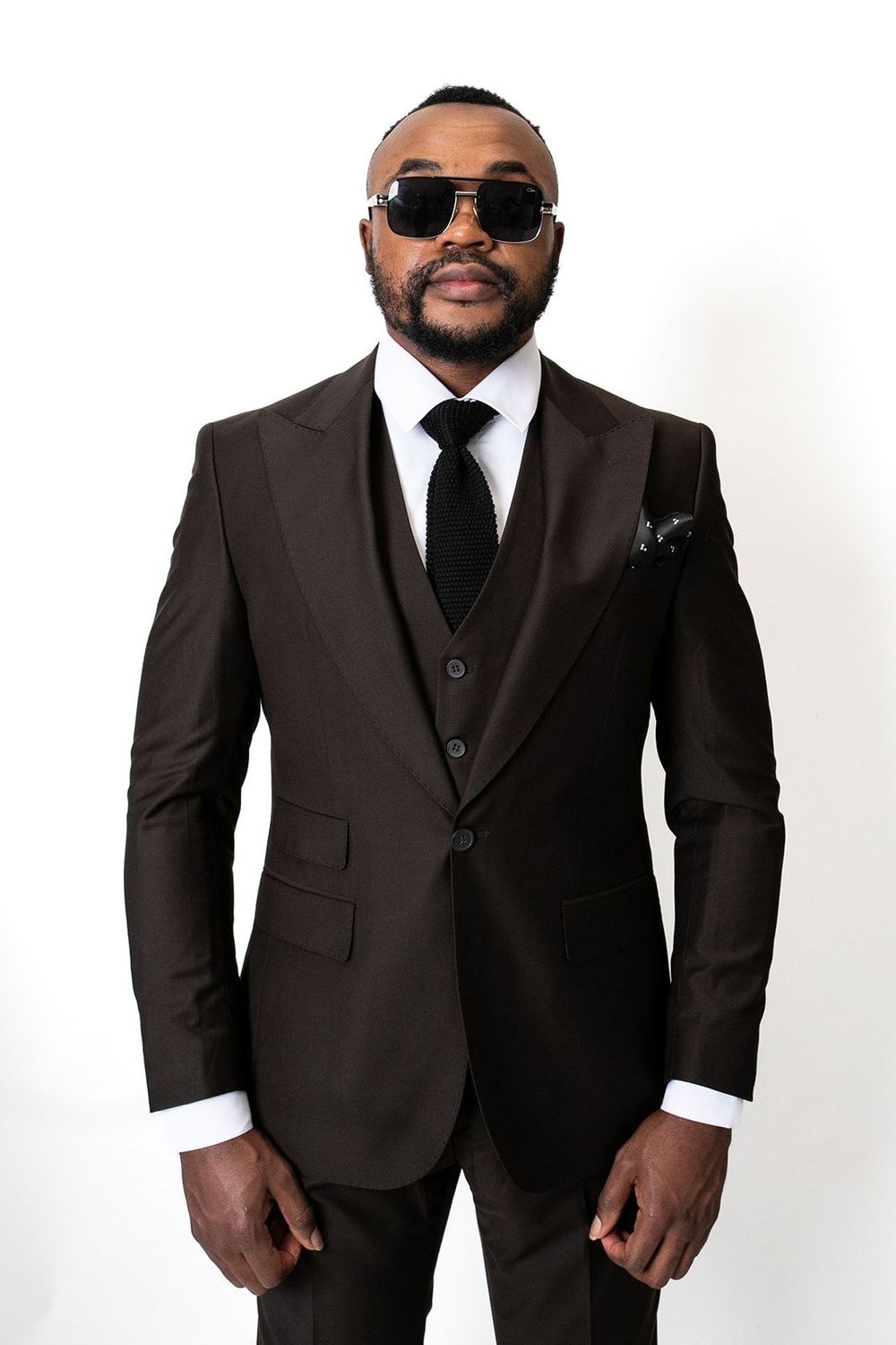 FLS 100% Wool custom Ready-Wear Suite (Coffee Brown)