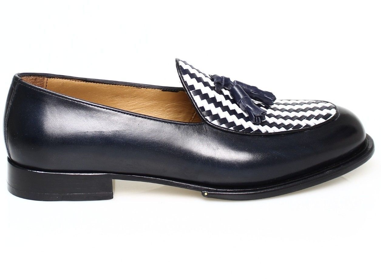 Franck La Scelta – Handmade Italian Genuine Calf Leather Tassel Loafer