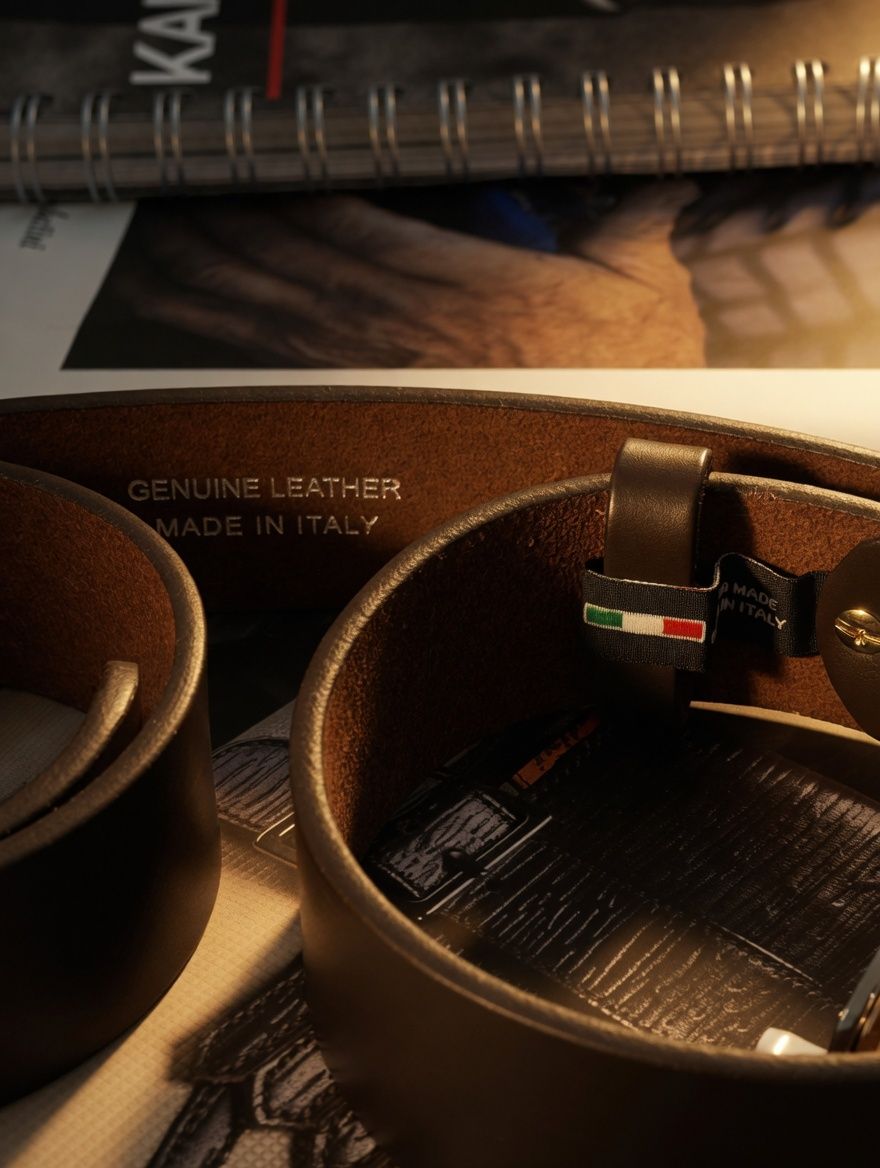 Franck La Scelta Handmade Genuine Leather Belt – Napoli, Italy 🇮🇹