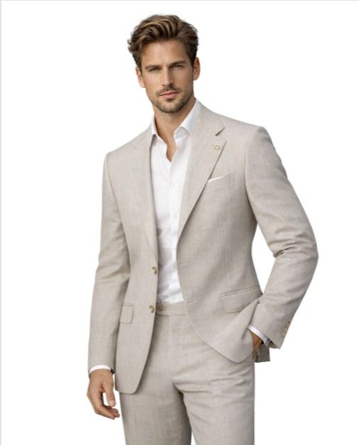 Franck La Scelta CL Double-Breasted Grey Fresh Wool Suit – 100% Wool (Made in Italy) Tan Franck La Scelta CL Double-Breasted Grey Fresh Wool Suit – 100% Wool (Made in Italy) Tan