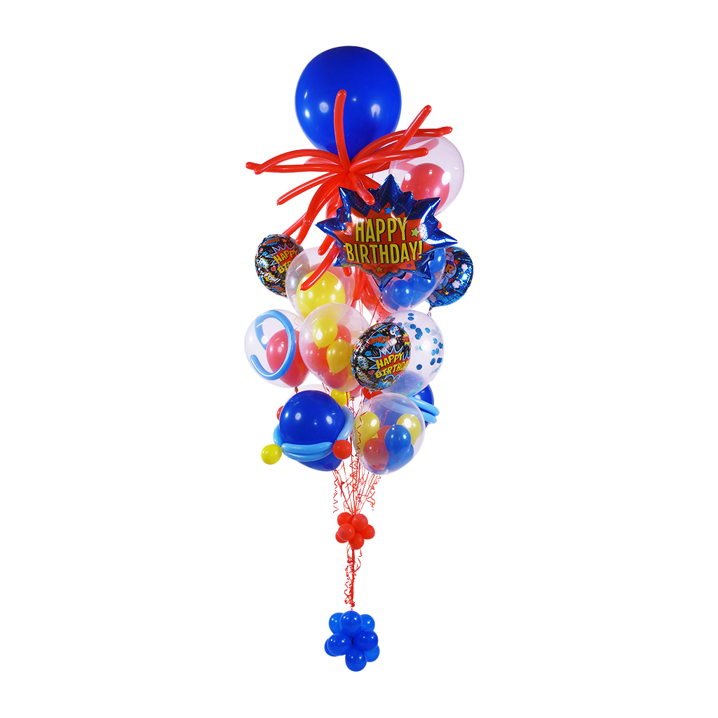 Superhero Balloon Bouquet