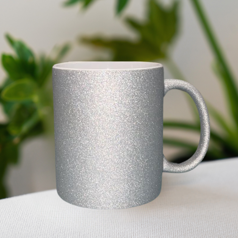Mug granité argenté
