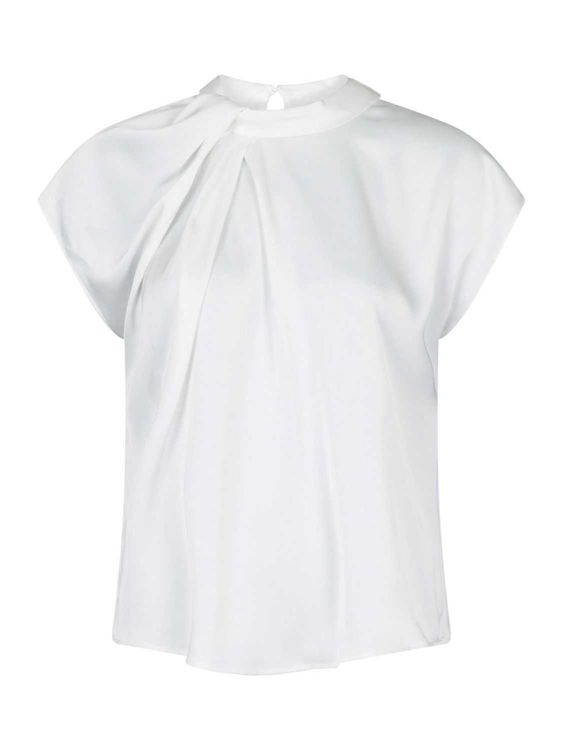 Fleur Drapy Satin Blouse