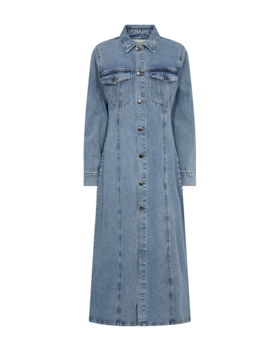 CMJEYCCE-DRESS, Size: L, Colour: DENIM BLUE W. WASHED BLUE