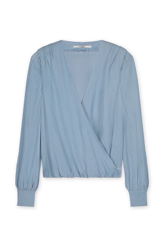 Flowy Cross Over Blouse