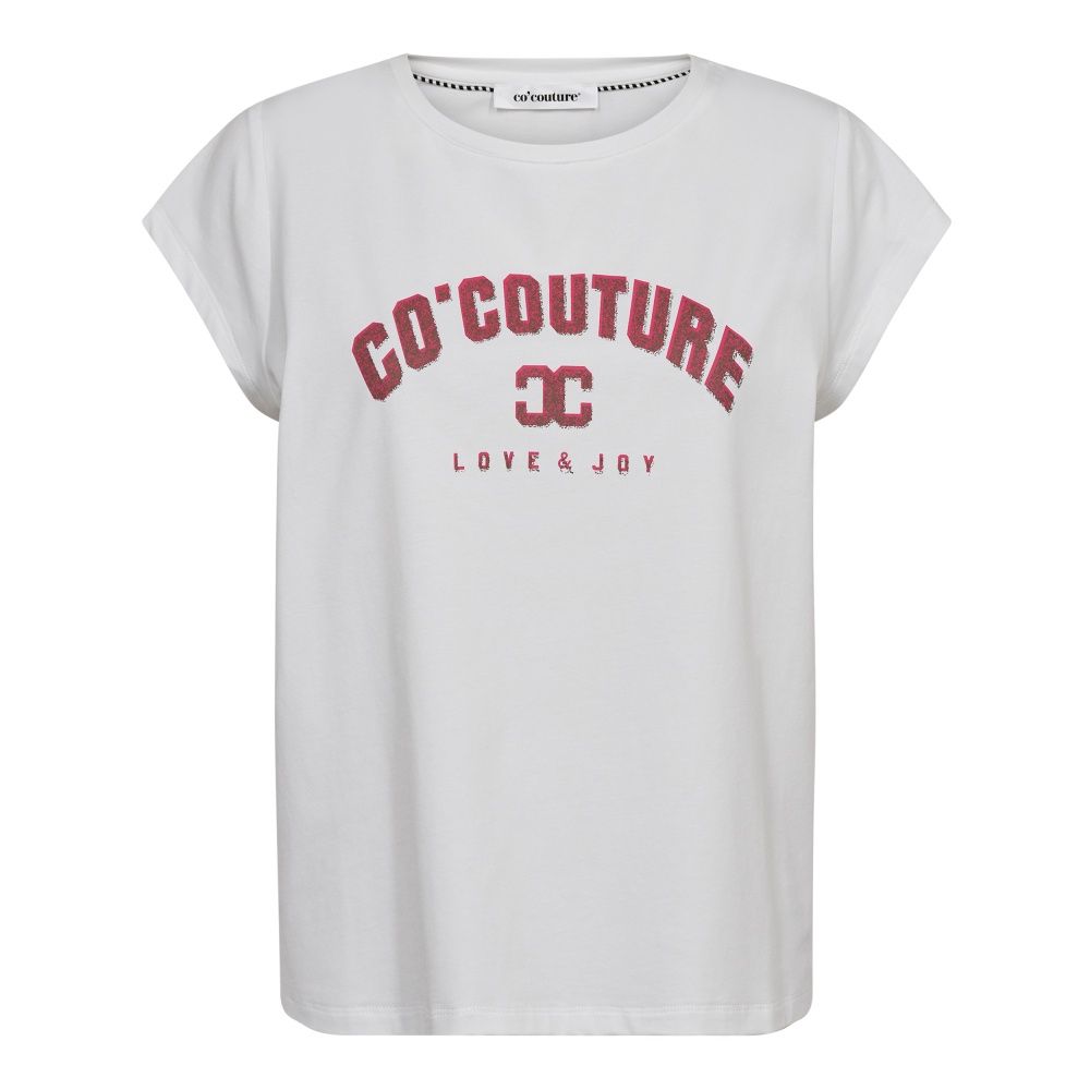 DustCC Tee White FlashyPink