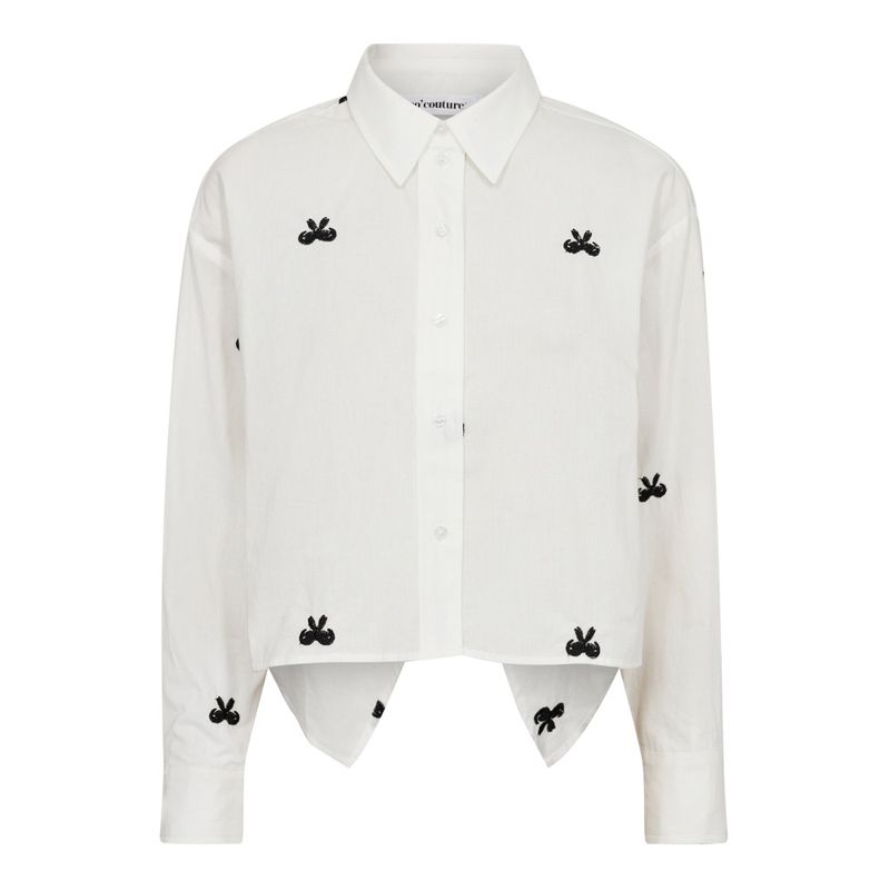 RiaCC Ribbon Shirt White