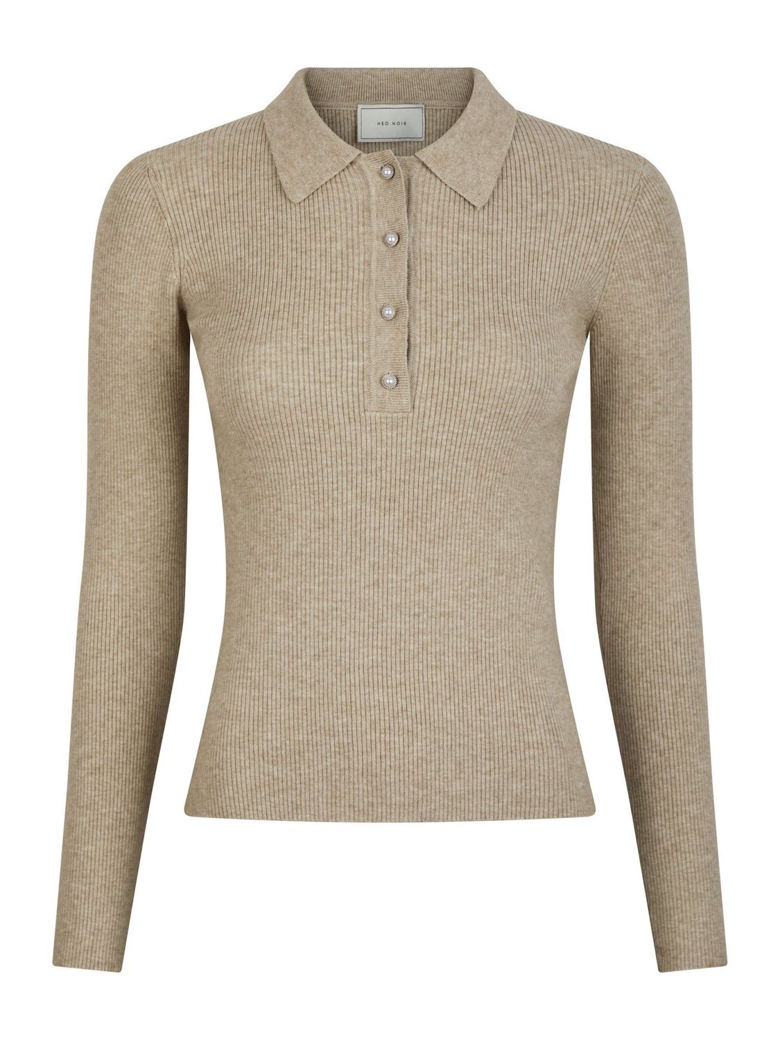 Panama Knit Beige Melange