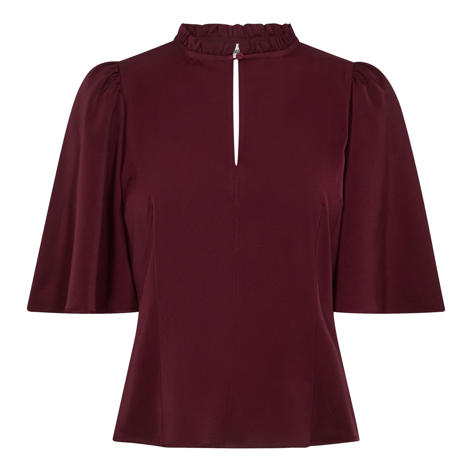 AdnaCC Open Back SS Blouse