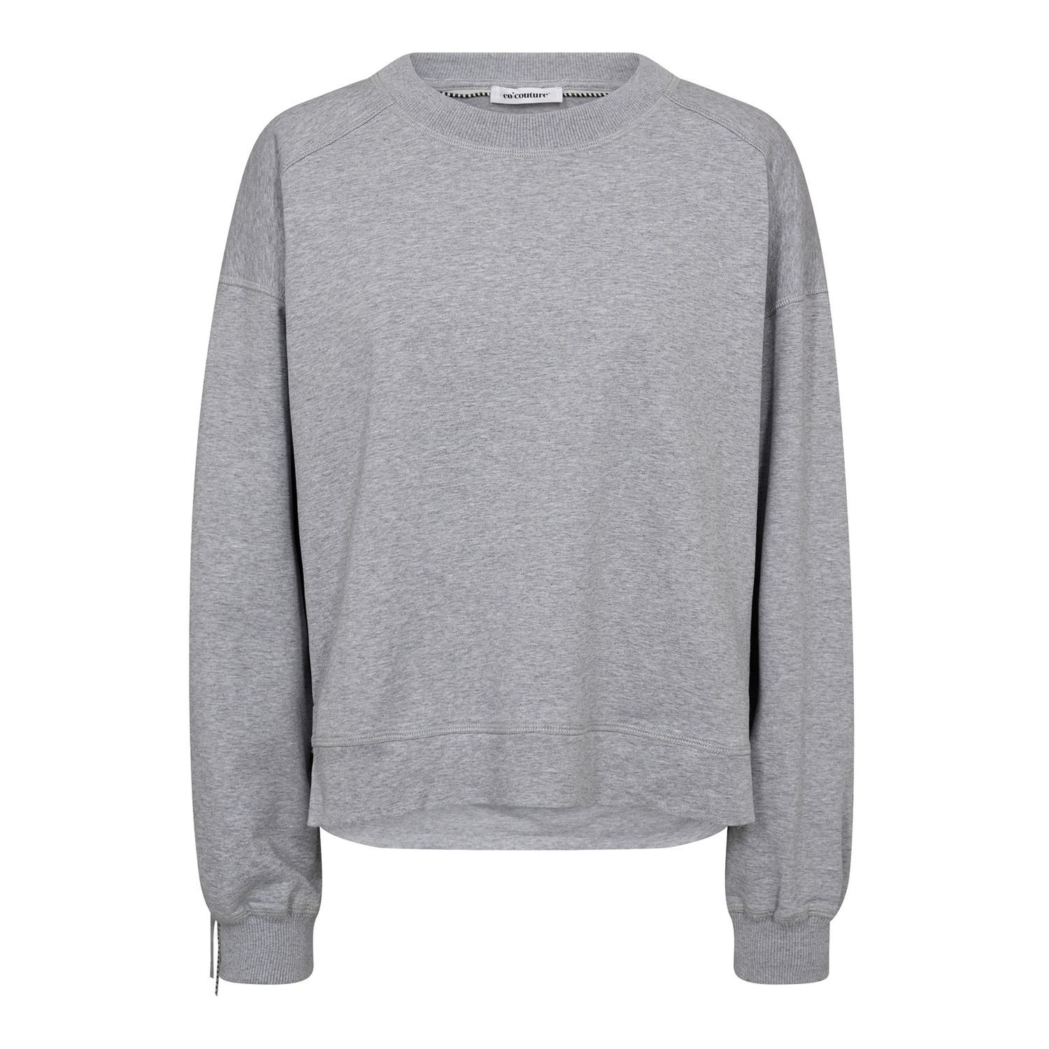 StudCC Fringe Sweat Light Grey