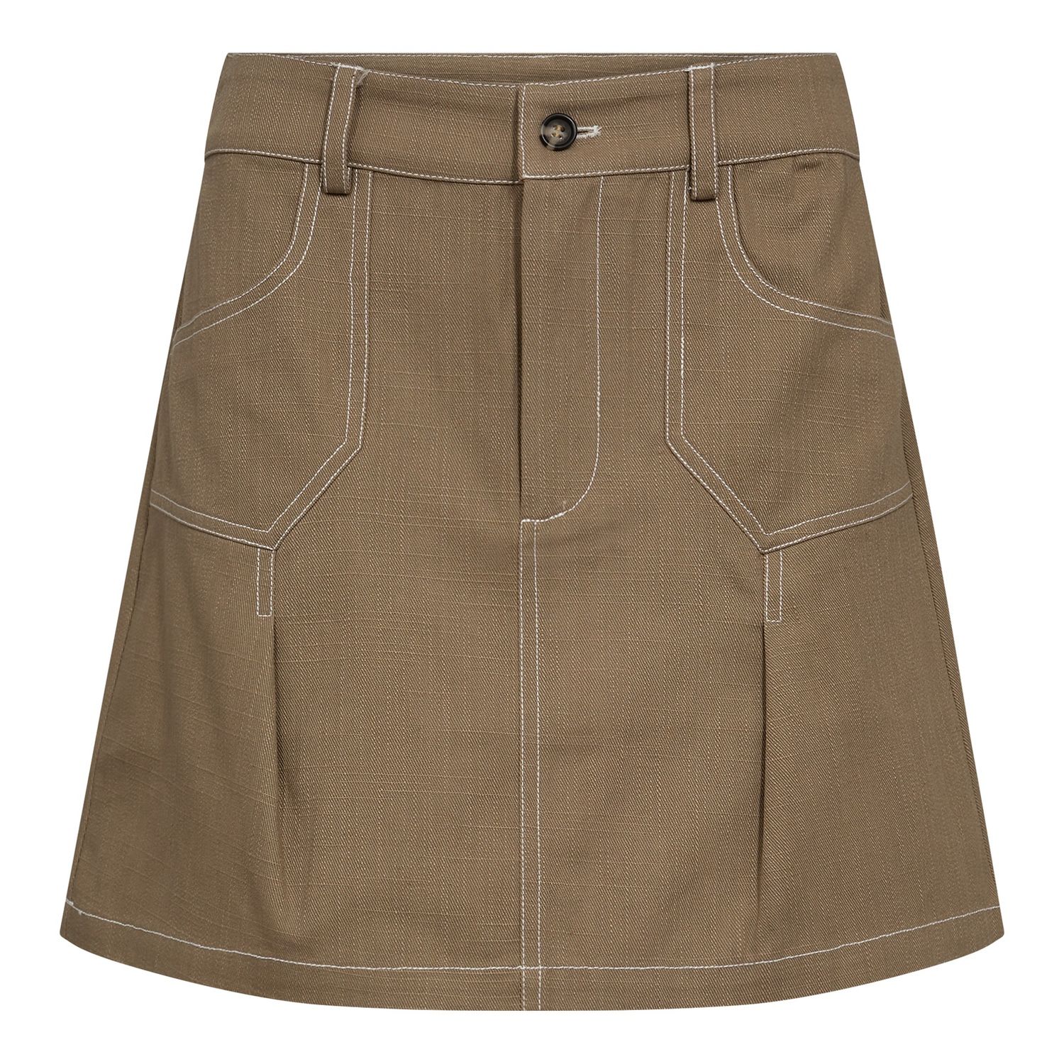 DavitaCC Mini Pleat Skirt Walnut
