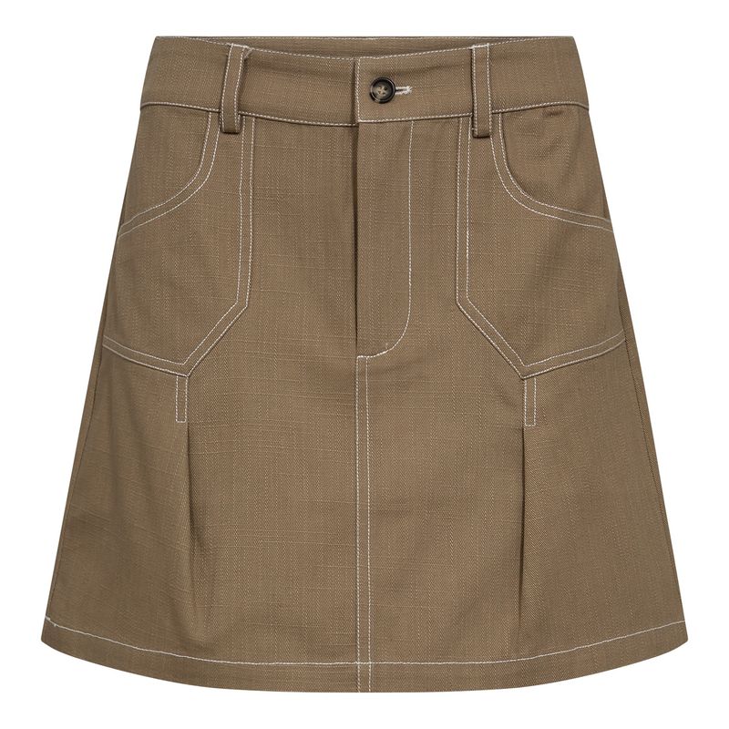 DavitaCC Mini Pleat Skirt Walnut