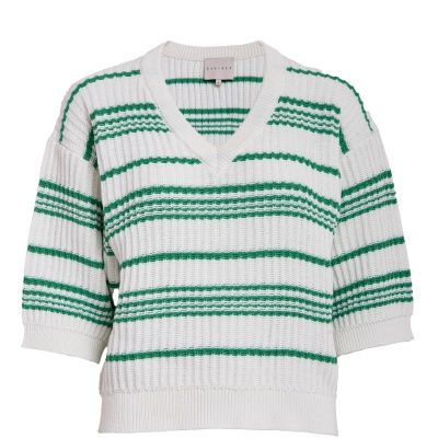 DSIgnia Striped Knit Pullover