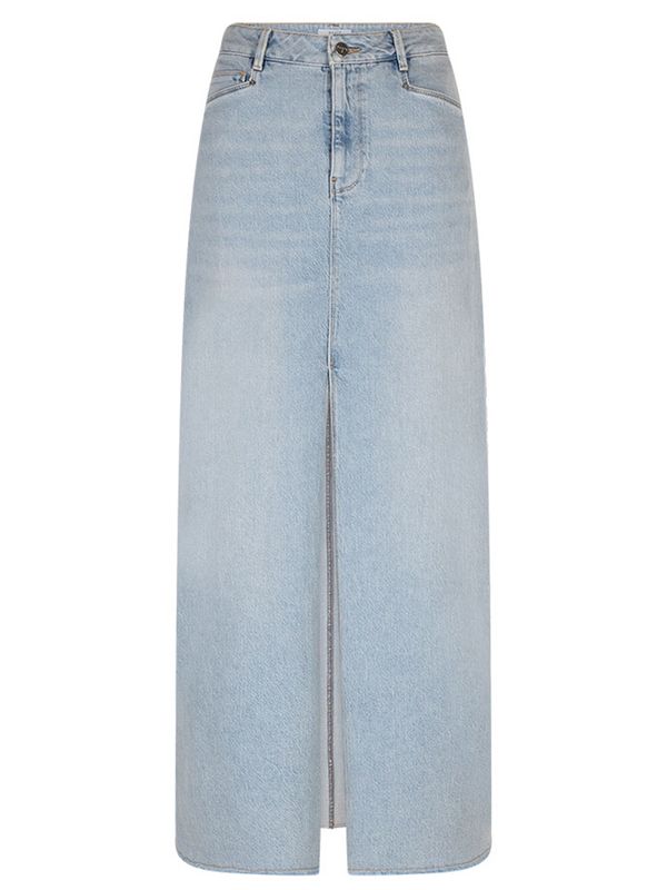 Feral Denim Maxi Skirt