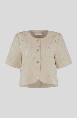 Silver Jacket Off White