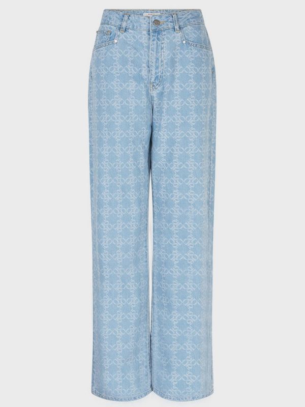 Nuit Wideleg Monogram Jeans